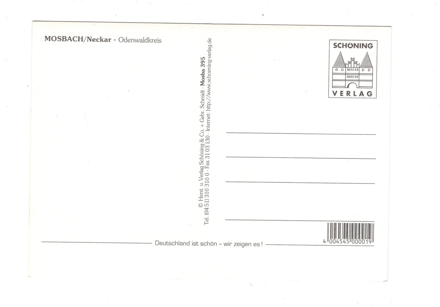 Ansichtskarte Mosbach am Neckar / Odenwaldkreis / I1-60