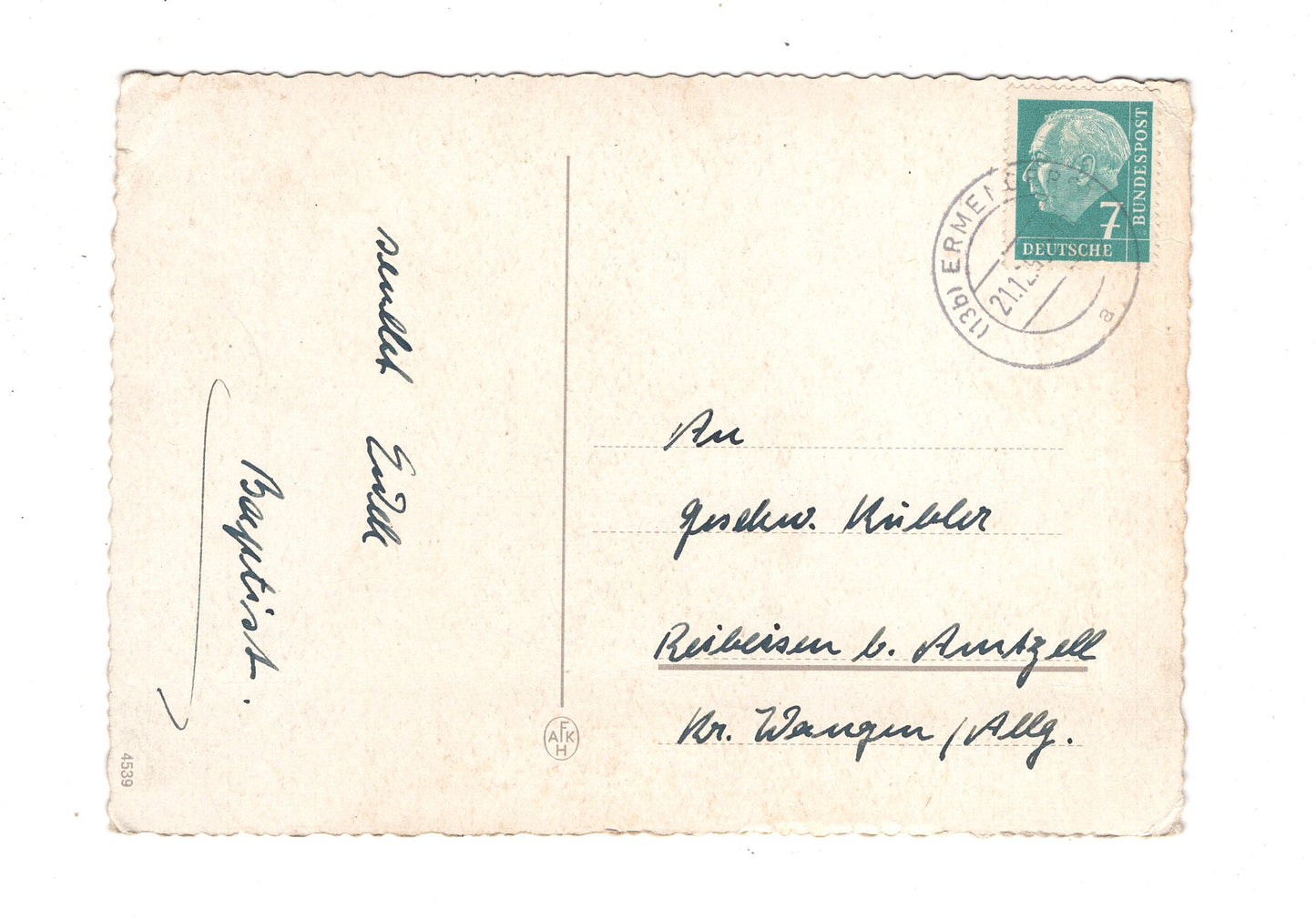 Ansichtskarte Feiertage / Frohe Weihnachten / K1-68