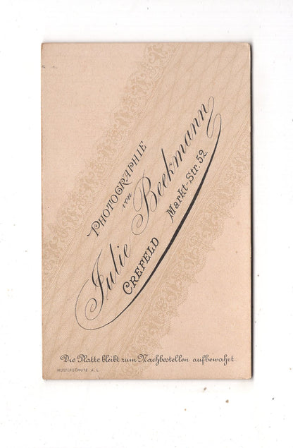 Fotografie Herrenportrait - Krefeld 1870er