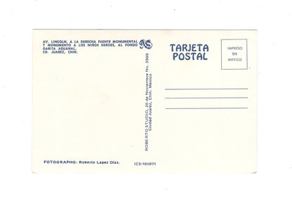 Ansichtskarte Juarez / Av. Lincoln / Mexiko