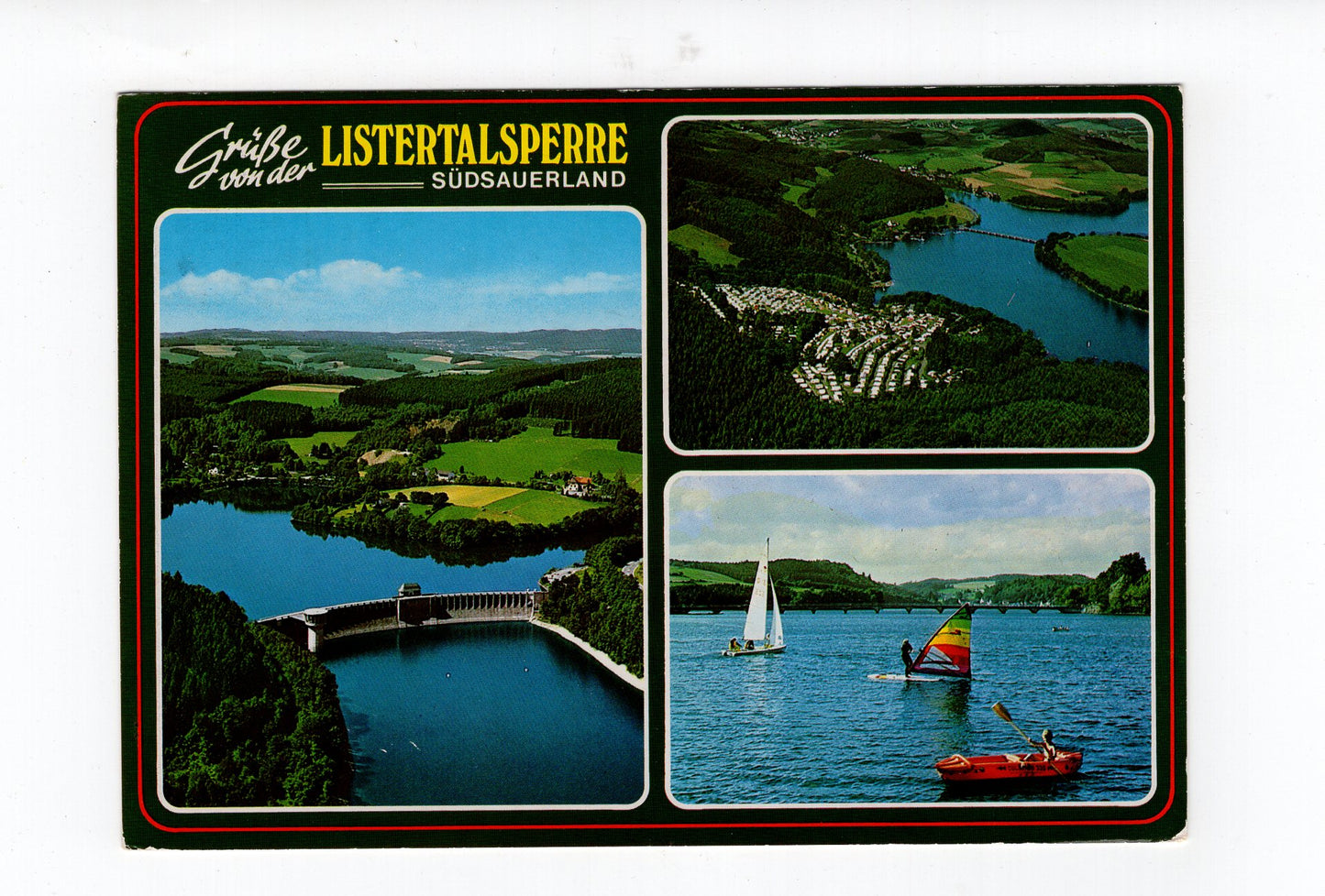 Ansichtskarte Listertalsperre / Südsauerland