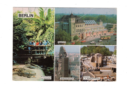 Ansichtskarte Berlin / Aquarium / Gedächtniskirche +++