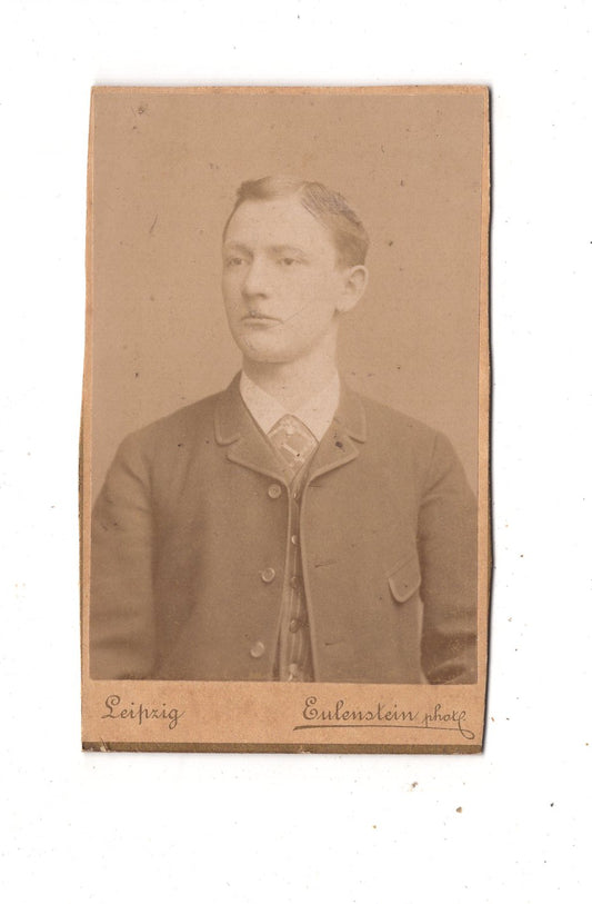 Fotografie Herrenportrait - Leipzig 1887