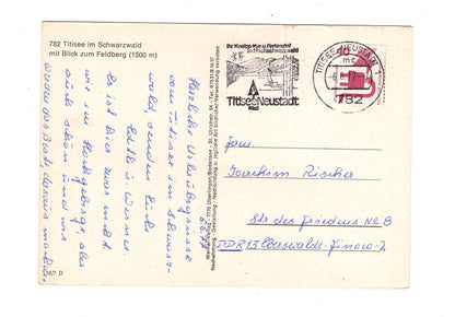 Ansichtskarte Titisee im Schwarzwald mit Blick zum Feldberg / G1-65