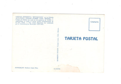 Ansichtskarte Juarez / Unidad Deportiva REVOLUCION / Mexiko