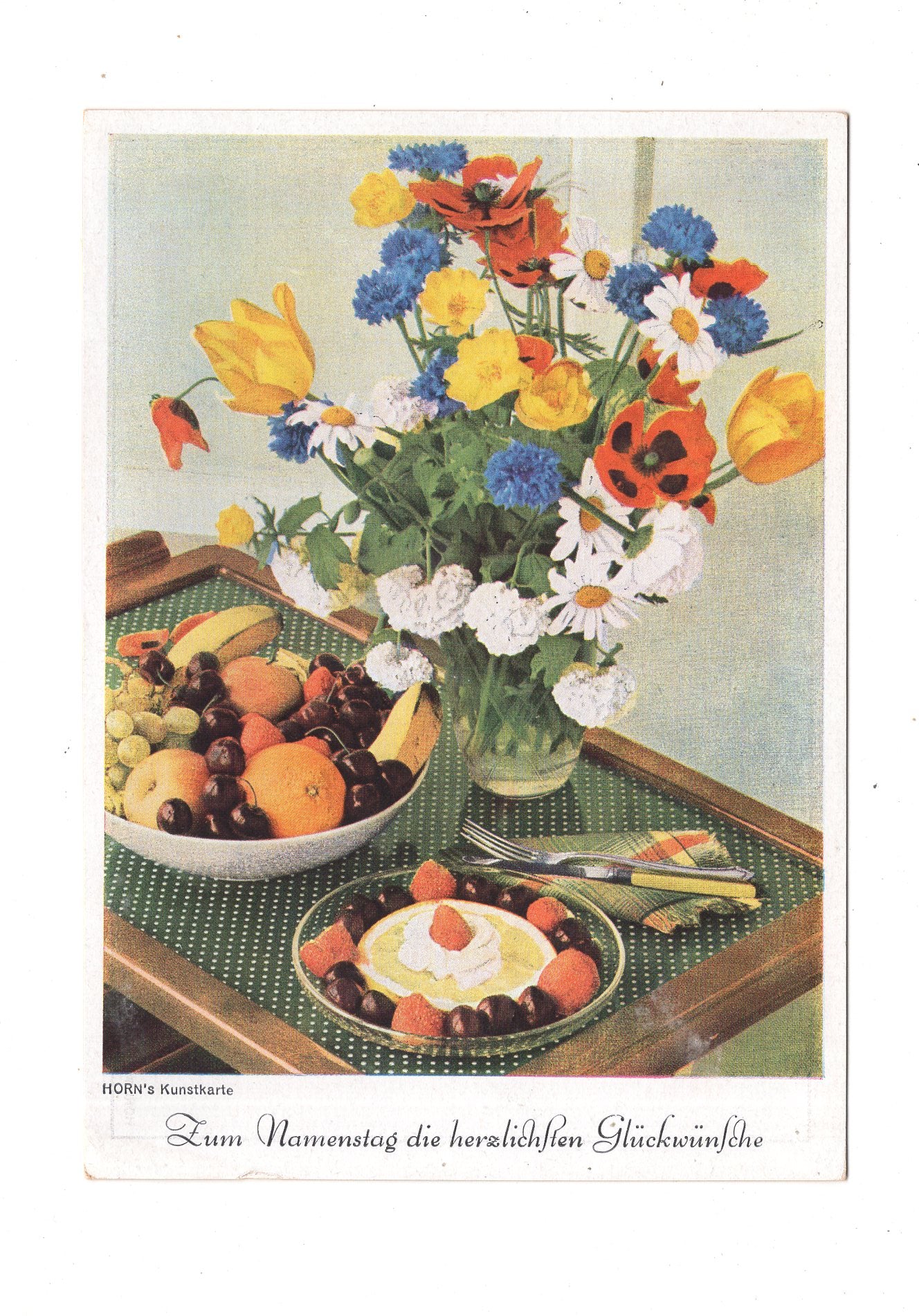 Ansichtskarte Glückwünsche / Glückwunsch zum Namenstag / L1-64