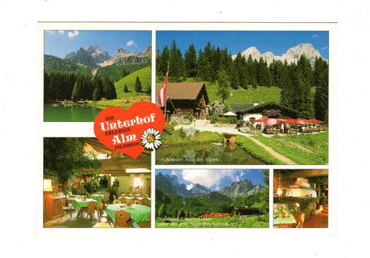 Ansichtskarte Unterhof Alm / Filzmoos / Salzburger Land / Österreich