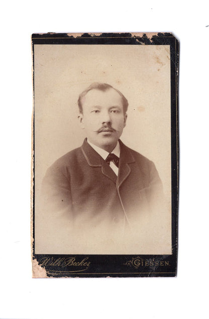 Fotografie Herrenportrait - Gießen 1880er
