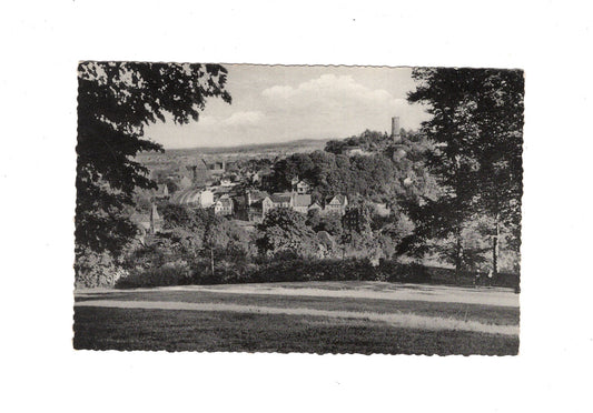 Ansichtskarte Bielefeld / Blick vom Johannisberg zur Sparrenburg