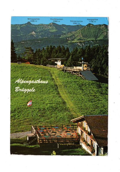 Ansichtskarte Alpengasthaus Brüggele / Alberschwende / Österreich