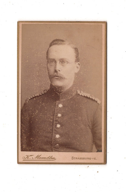 Fotografie Soldat - Straßburg 1880er