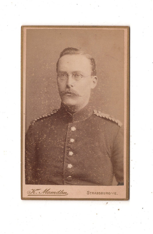 Fotografie Soldat - Straßburg 1880er