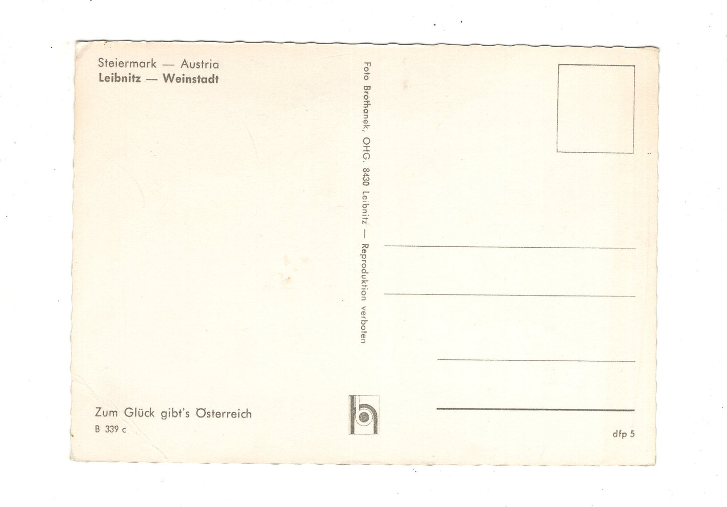 Ansichtskarte Leibnitz / Steiermark / Österreich