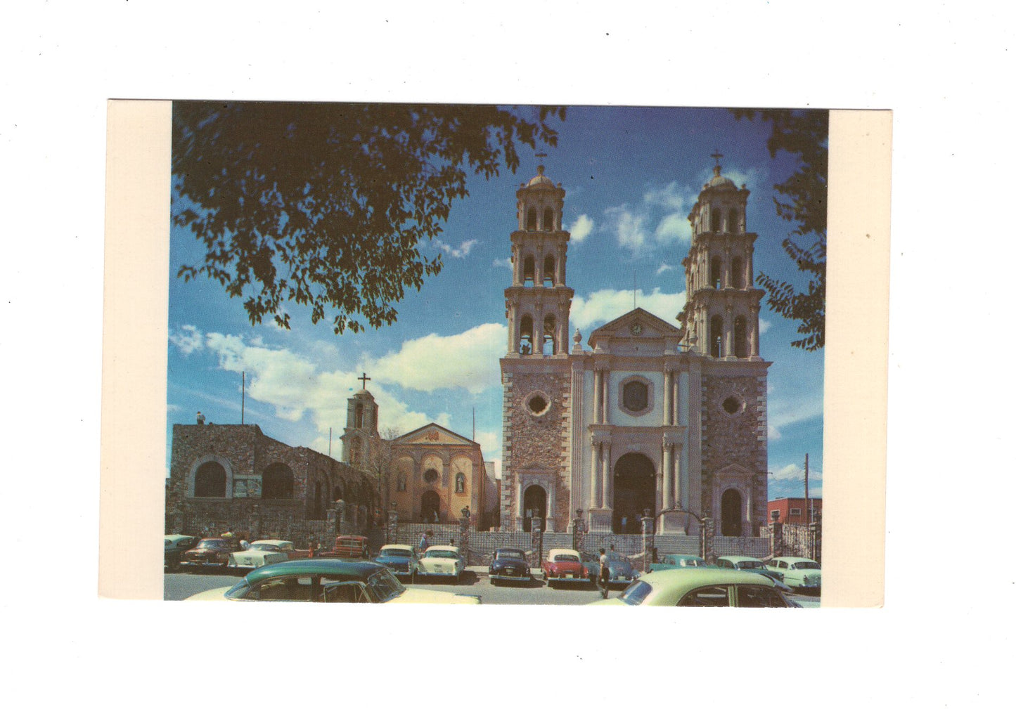 Ansichtskarte Catedral de Ciudad Juarez y Antigua / Mexiko