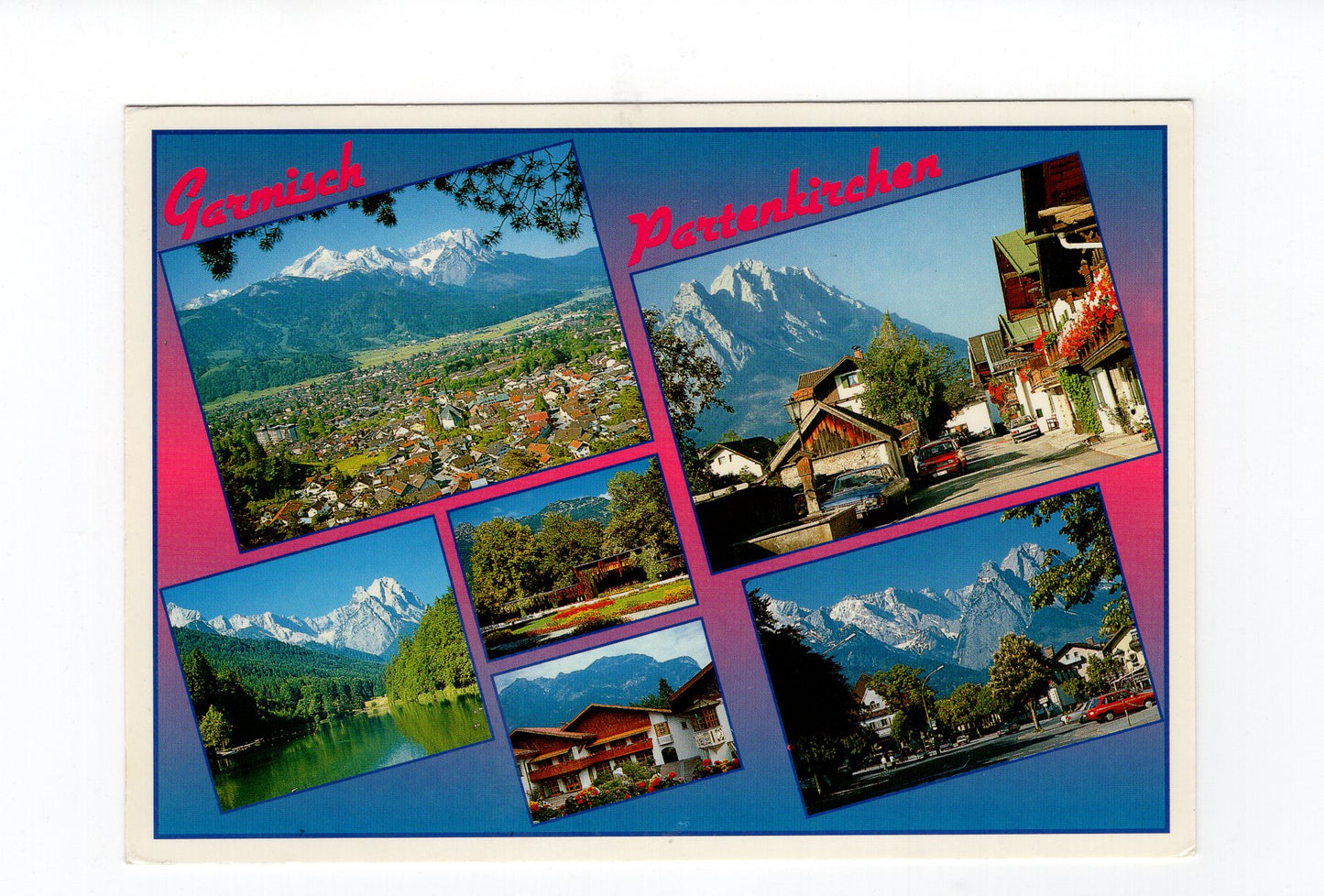 Ansichtskarte Garmisch-Partenkirchen / Kurpark / Spielbank +++