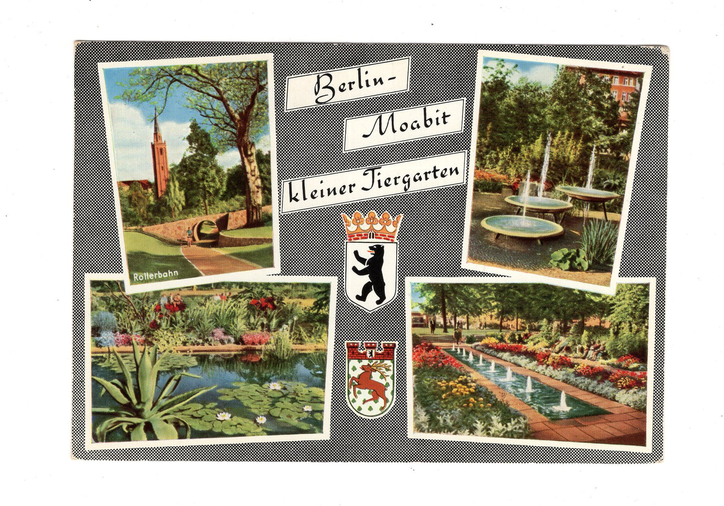 Ansichtskarte Berlin-Moabit / Kleiner Tiergarten