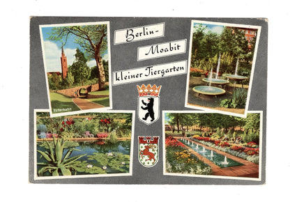 Ansichtskarte Berlin-Moabit / Kleiner Tiergarten