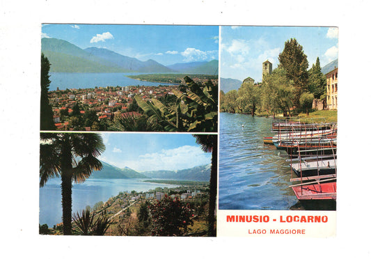 Ansichtskarte Minusio-Locarno / Lago Maggiore / Schweiz