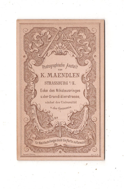 Fotografie Soldat - Straßburg 1880er