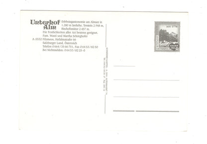 Ansichtskarte Unterhof Alm / Filzmoos / Salzburger Land / Österreich