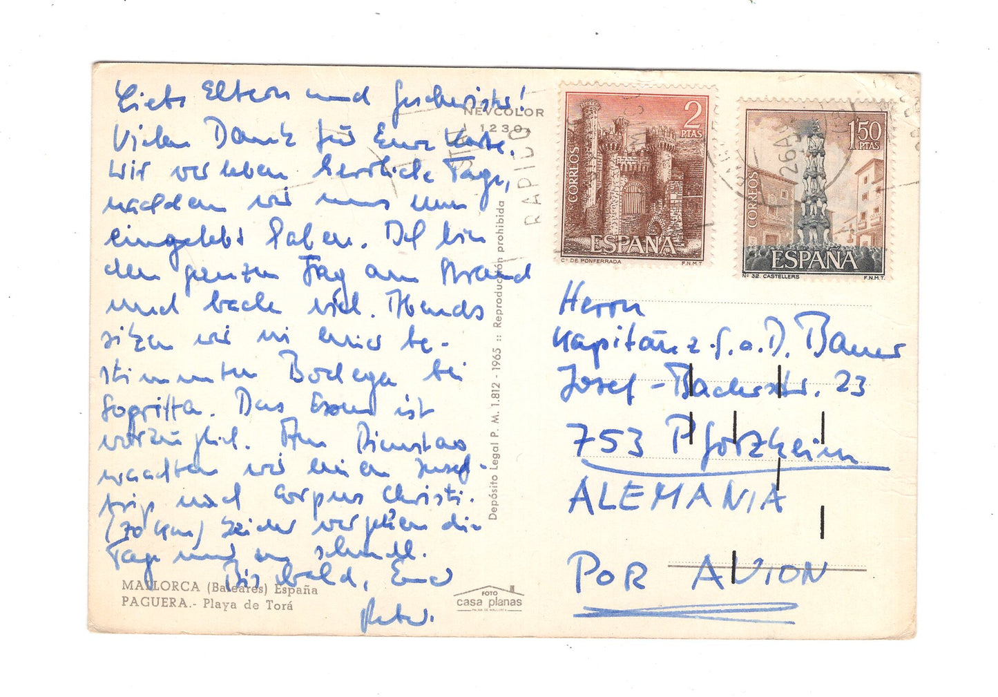 Ansichtskarte Mallorca / Paguera / Spanien