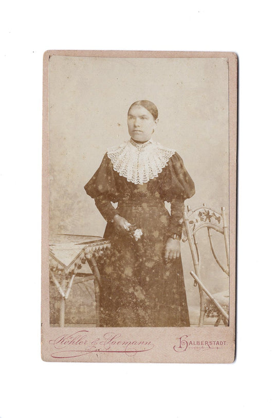 Fotografie Feine Dame - Halberstadt 1890er