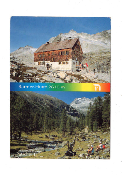 Ansichtskarte Barmer Hütte / Patscher Tal / Österreich