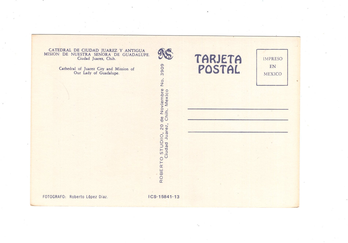 Ansichtskarte Catedral de Ciudad Juarez y Antigua / Mexiko