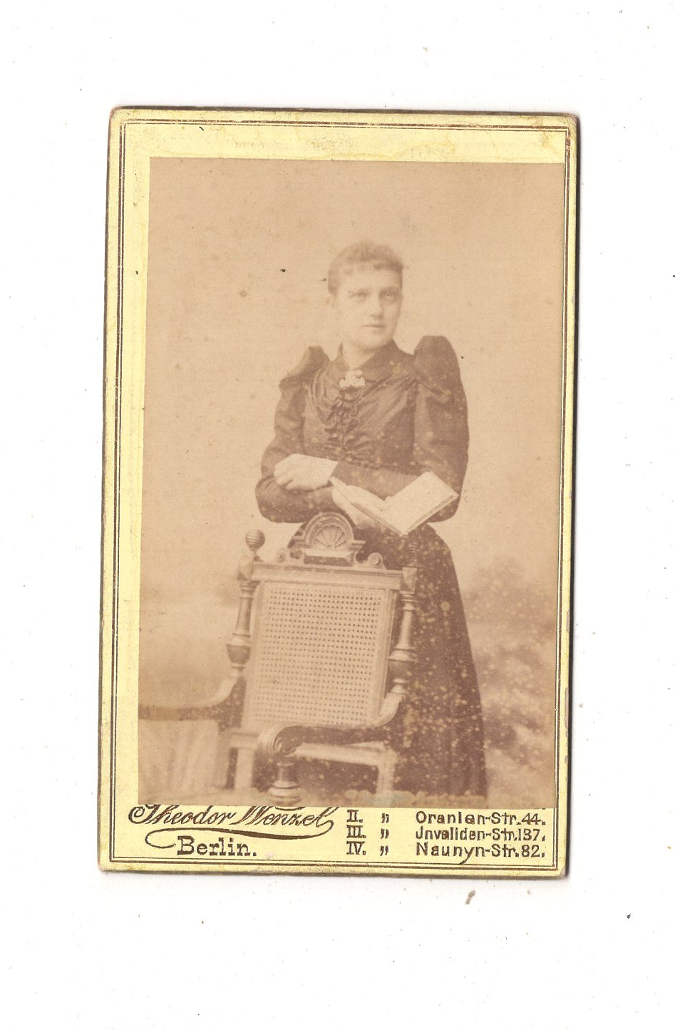 Fotografie Feine Dame - Berlin 1880er / CDV L1-33