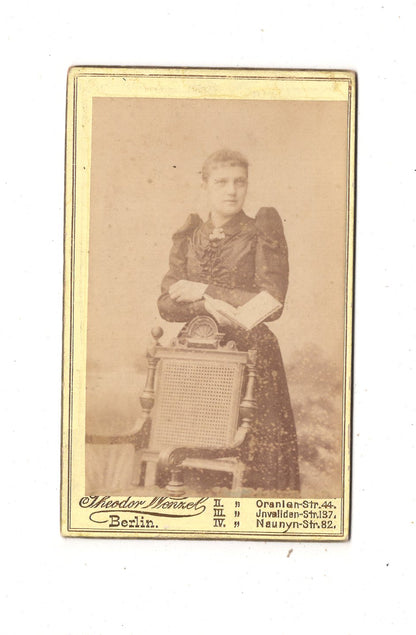 Fotografie Feine Dame - Berlin 1880er / CDV L1-33