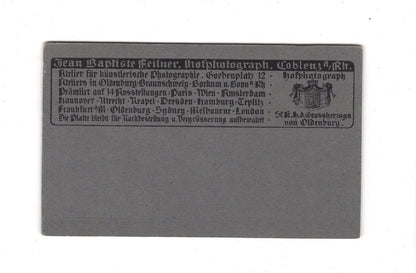 Fotografie Damenportrait - Koblenz 1900er / CDV C1-12