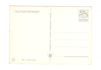 Ansichtskarte Innsbruck / Herzog-Friedrich-Straße / Tirol / Österreich