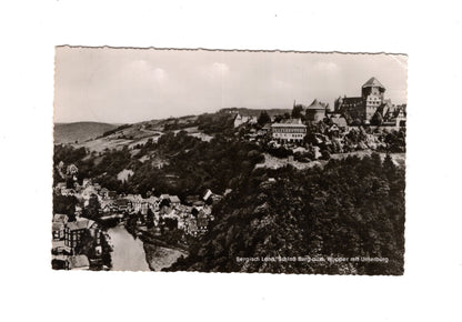 Ansichtskarte Bergisch Land / Schloss Burg an der Wupper mit Unterburg