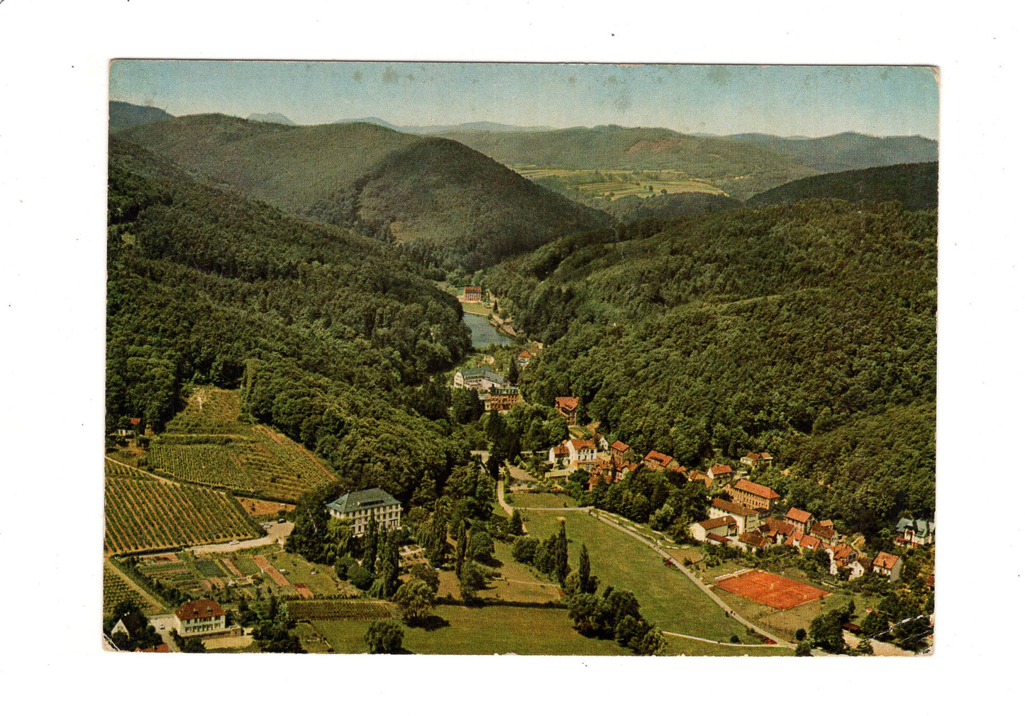 Ansichtskarte Bad Bergzabern an der Weinstraße / Kurtal