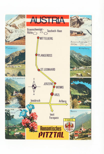 Ansichtskarte Romantisches Pitztal / Tirol / Österreich