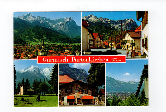 Ansichtskarte Garmisch-Partenkirchen / Floriansbrunnen +++