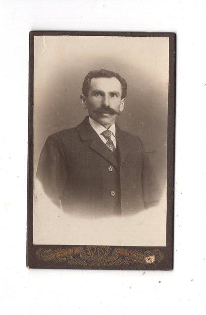 Fotografie Herrenportrait - unbekannter Ort 1900er
