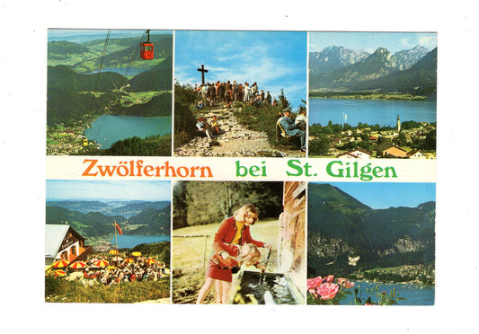 Ansichtskarte Zwölferhorn bei St. Gilgen / Salzkammergut / Österreich