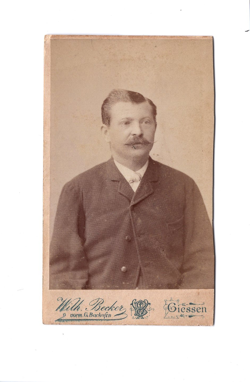 Fotografie Herrenportrait - Gießen um 1890