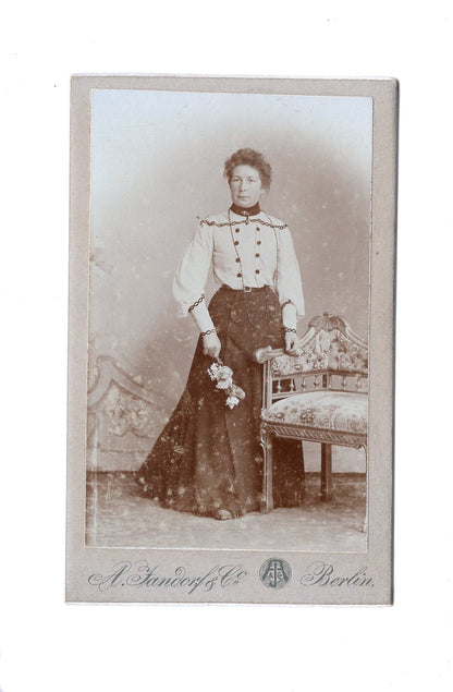 Fotografie Feine Dame - Berlin um 1900