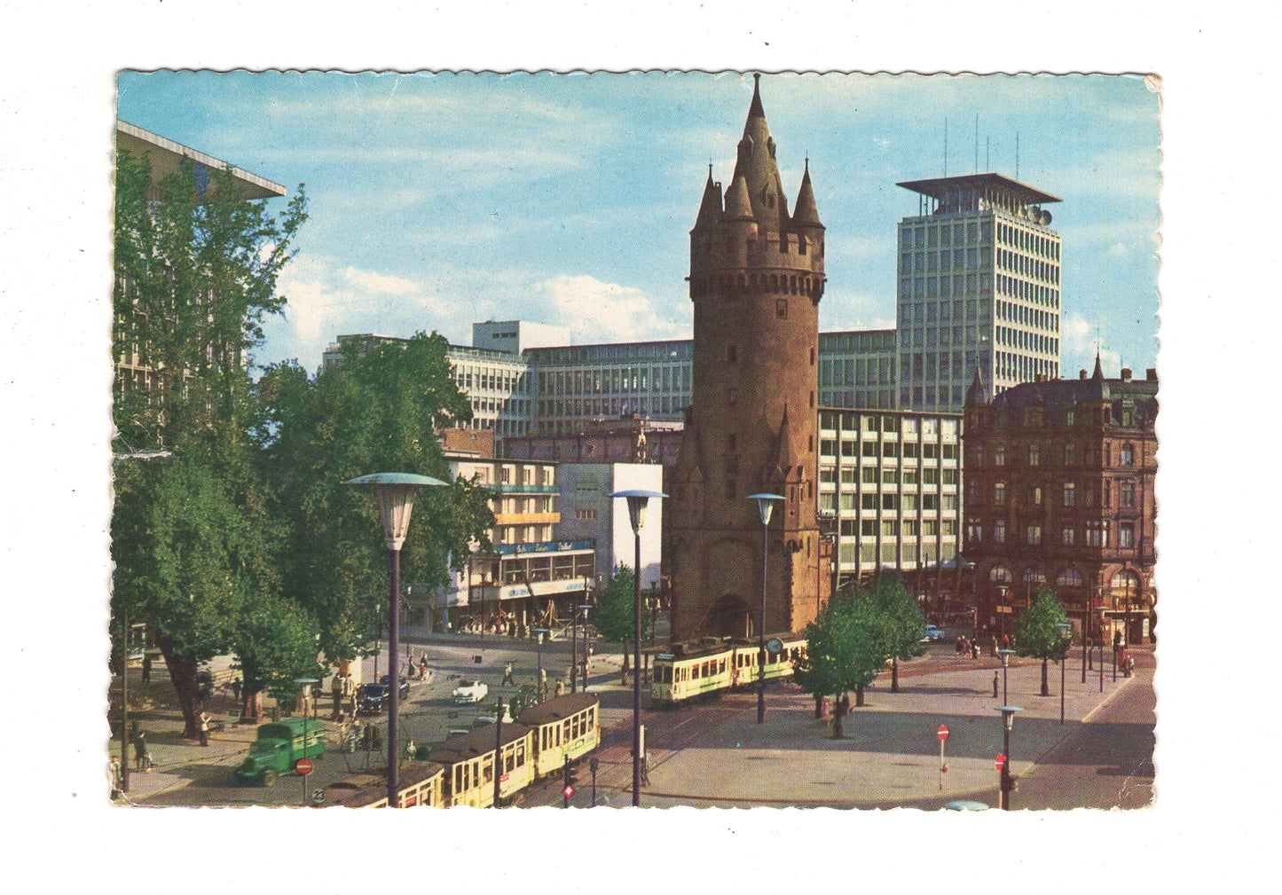 Ansichtskarte Frankfurt am Main / Eschenheimer Turm / J1-56