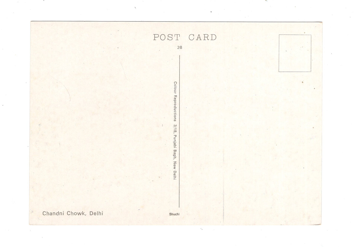 Ansichtskarte Chandni Chowk / Delhi / Indien