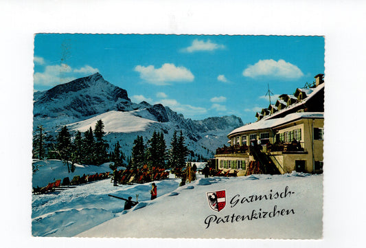 Ansichtskarte Garmisch-Partenkirchen / Kreuzeckhaus