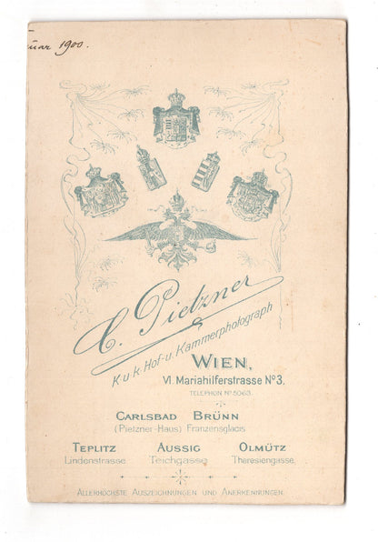 Fotografie Feiner Herr - Wien 1900 / CAB X-19