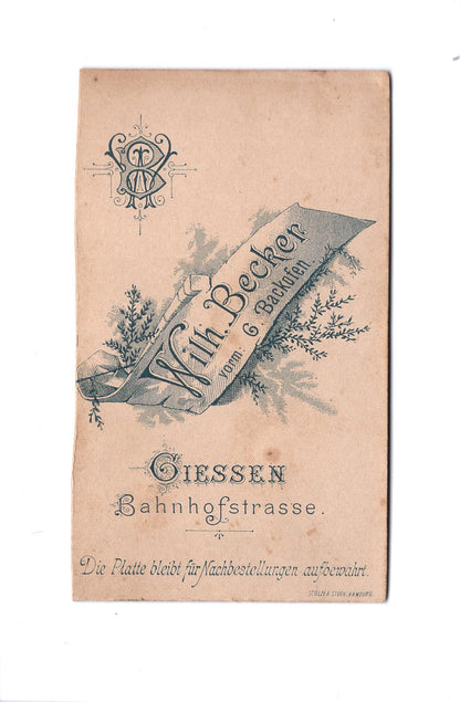 Fotografie Herrenportrait - Gießen um 1890