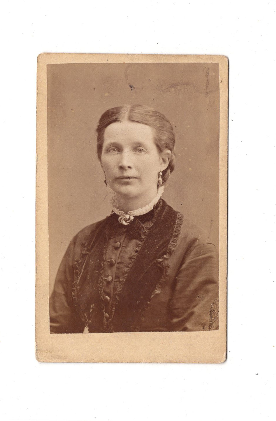 Fotografie Damenportrait - Hannover 1870er / CDV C1-12