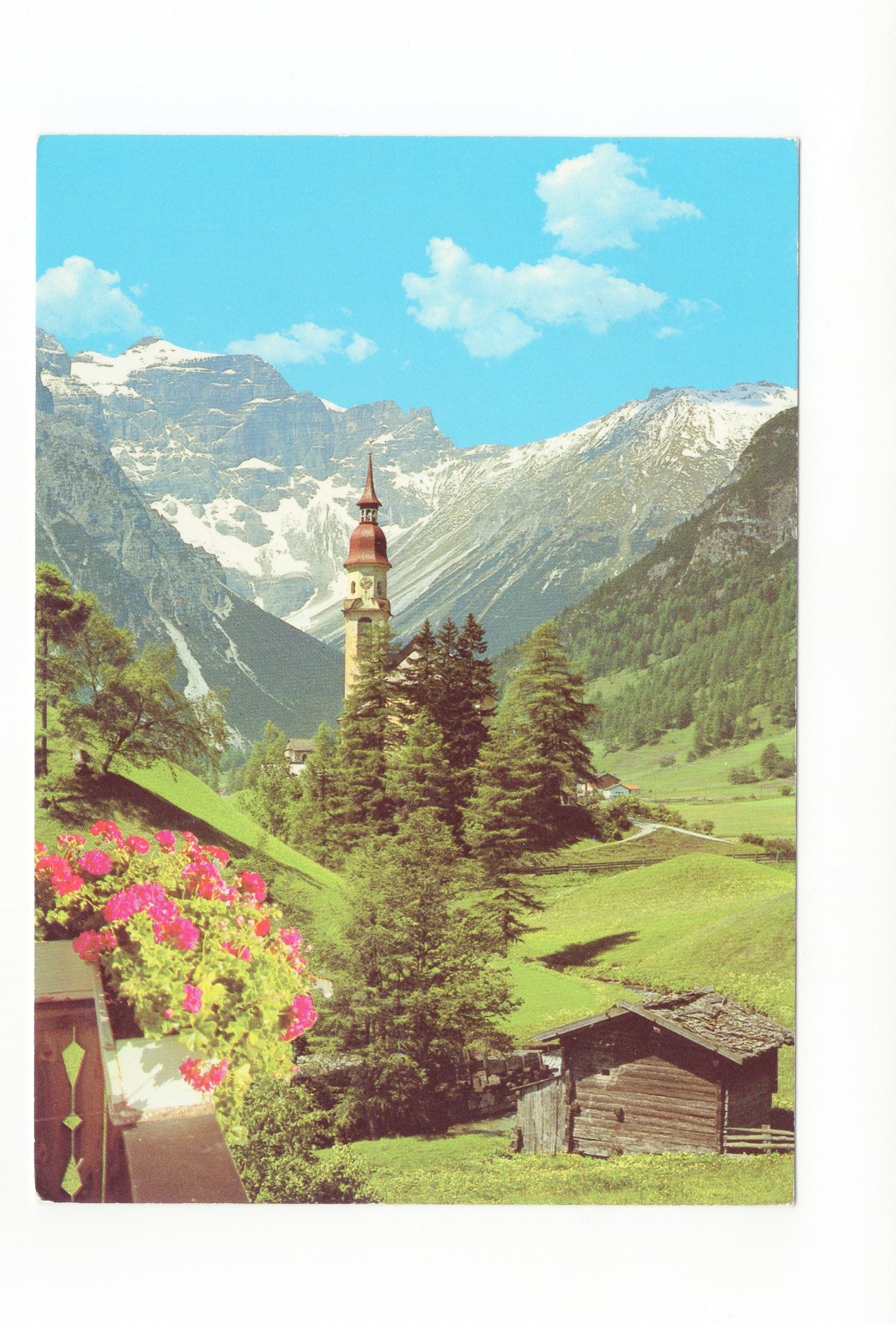 Ansichtskarte Bergkirche in Obernberg / Tirol / Österreich