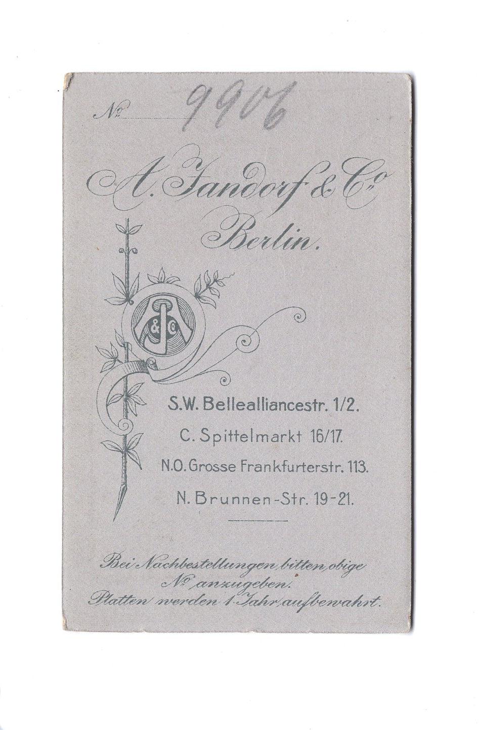 Fotografie Feine Dame - Berlin um 1900