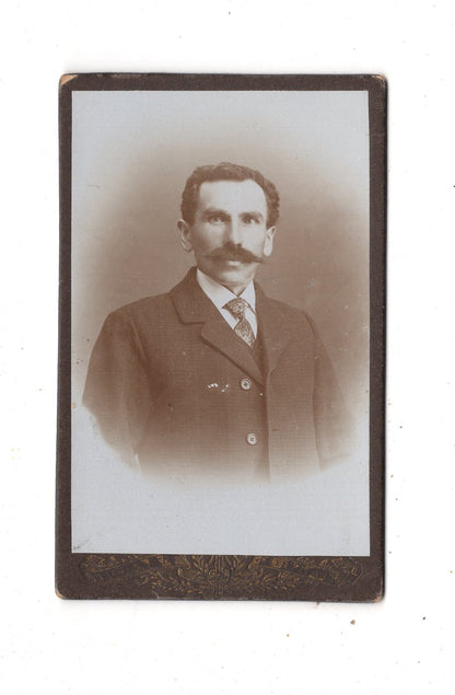 Fotografie Herrenportrait - unbekannter Ort 1900er