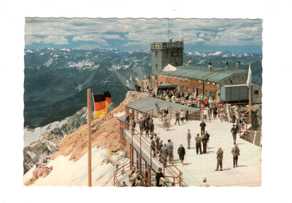 Ansichtskarte Münchner Haus auf dem Zugspitzgipfel / H1-62